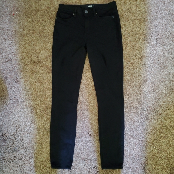 PAIGE Denim - PAIGE | Black ULTRA SKINNY jean 28